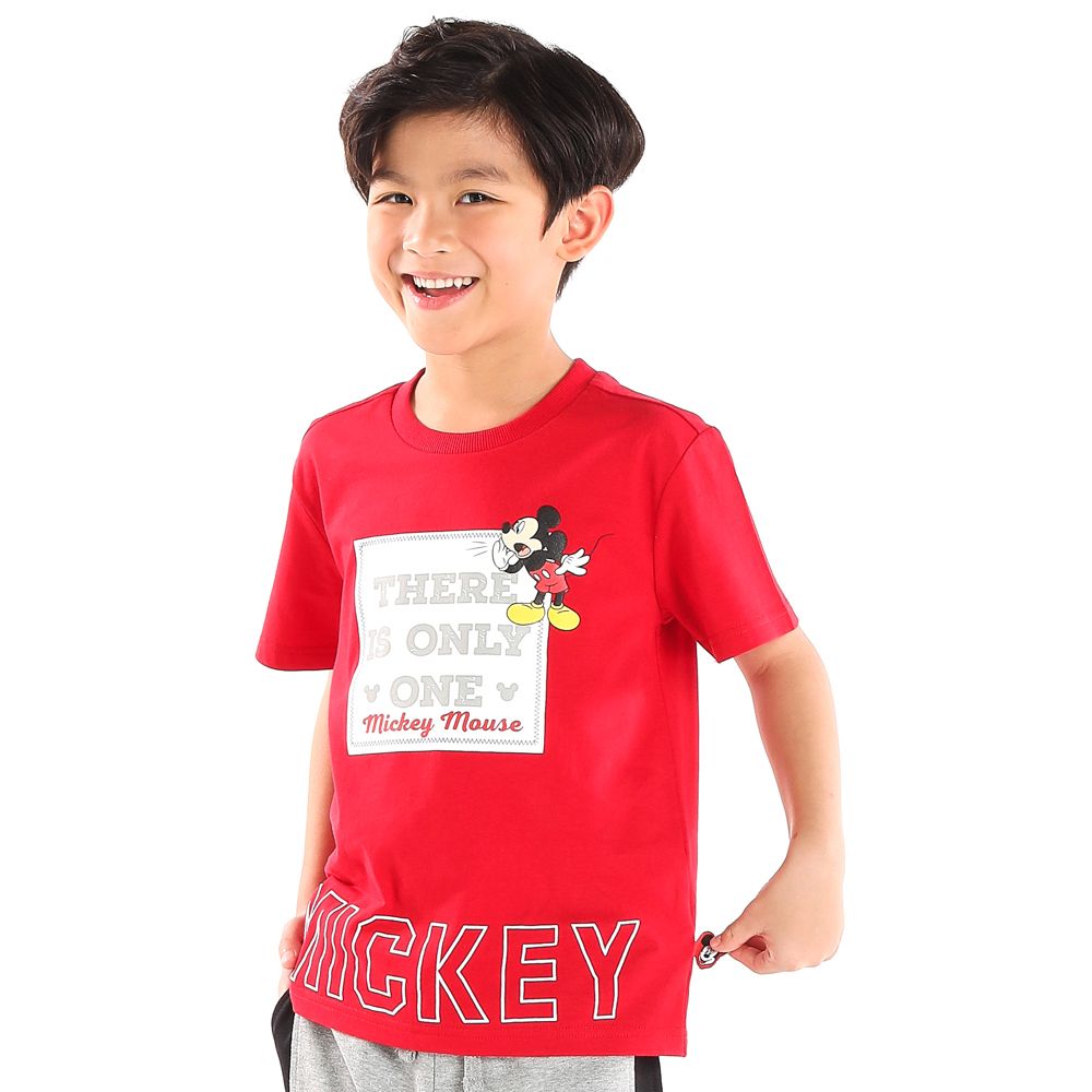 DISNEY เสื้อแขนสั้นMICKEY แดง 7 ปี