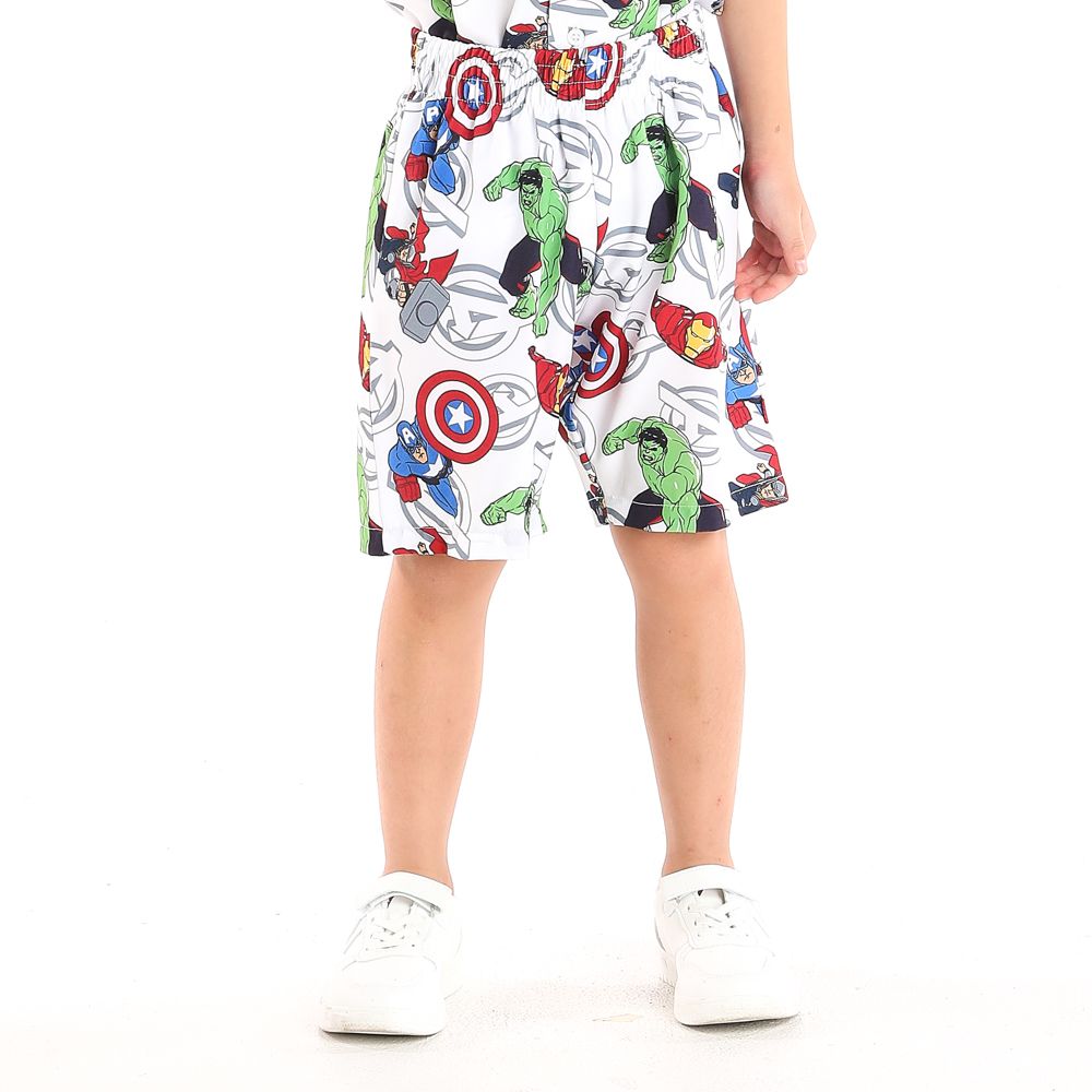 DISNEY SET WOVEN MARVEL MIX COLOR 7 YEAR