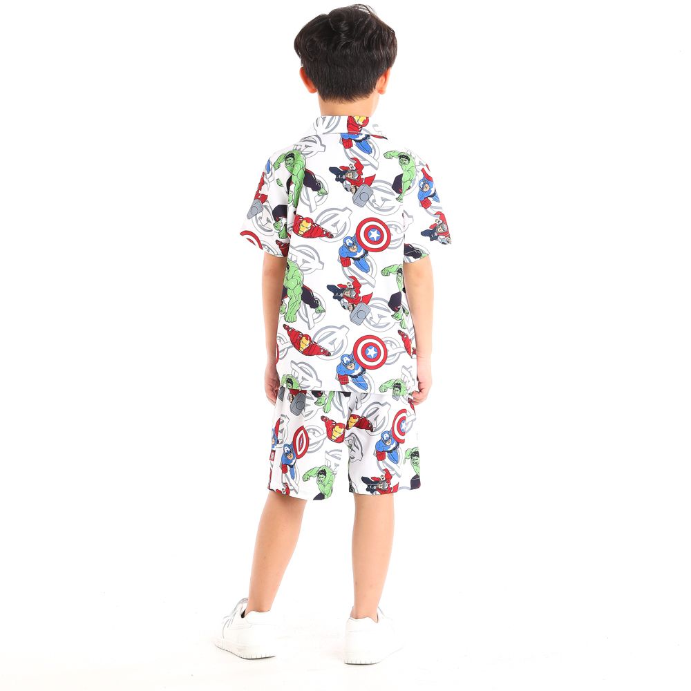 DISNEY SET WOVEN MARVEL MIX COLOR 7 YEAR