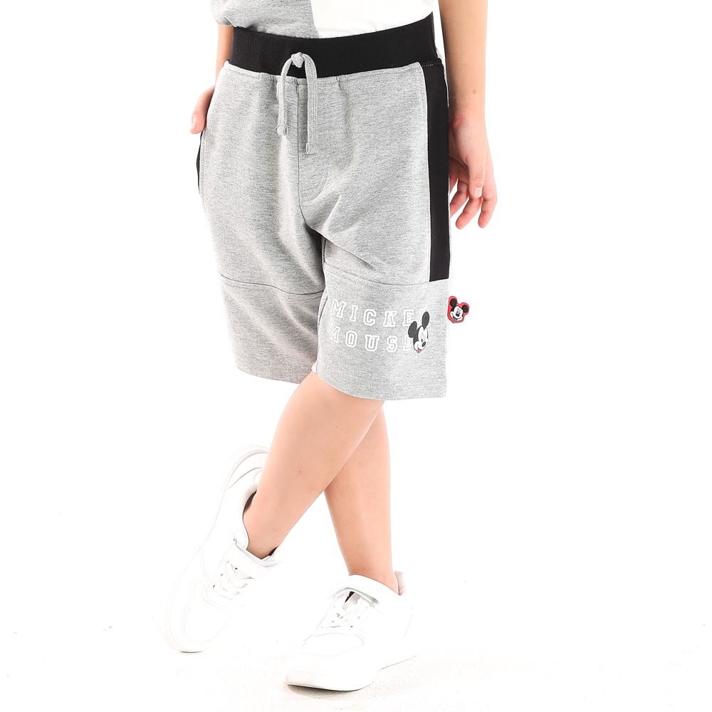 DISNEY KNIT SHORTS MICKEY GRAY 5 YEAR