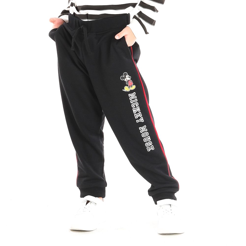 DISNEY KNIT PANTS MICKEY BLACK 9 YEAR