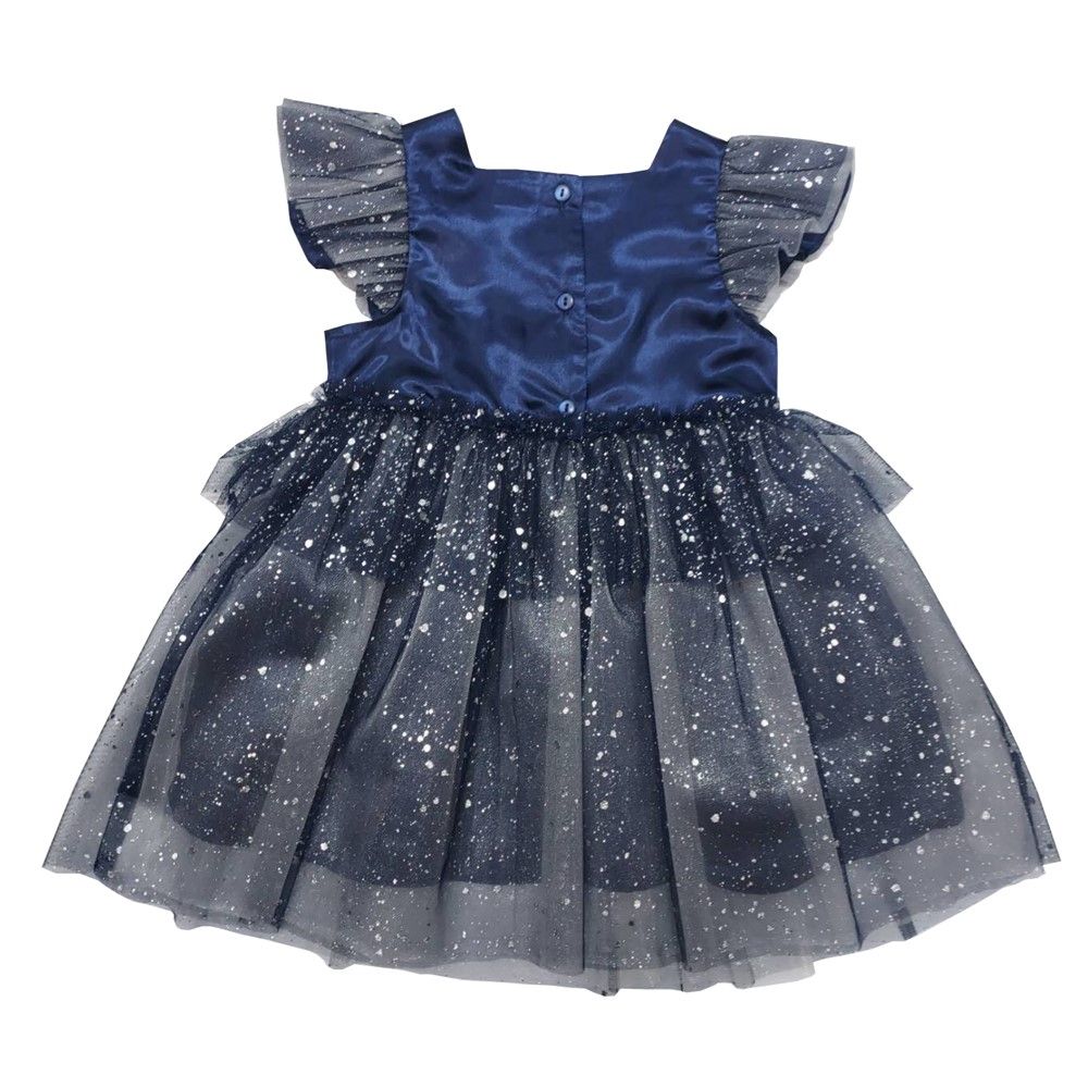 DISNEY WOVEN DRESS FROZEN NAVY 3 YEAR