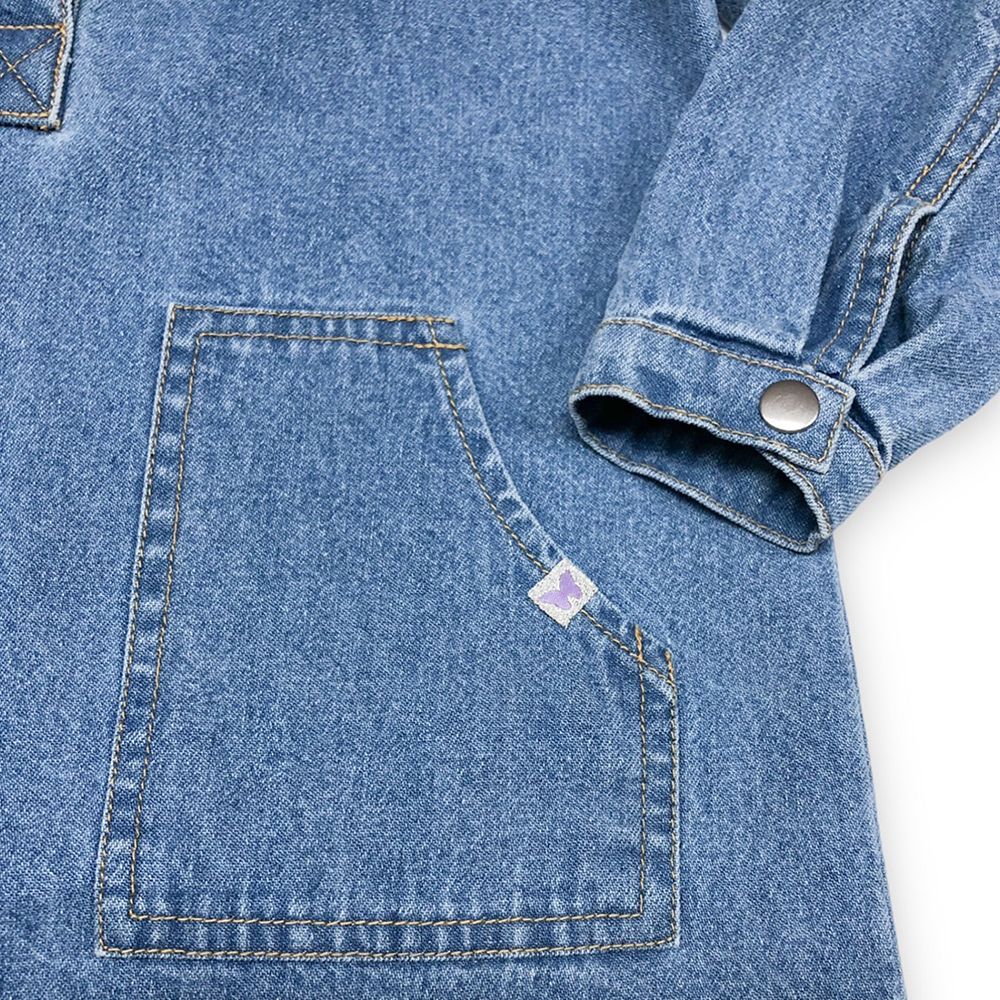 ME STYLE เดรสยีนส์แขนยาว RETRO DENIM BLUE 3 ปี