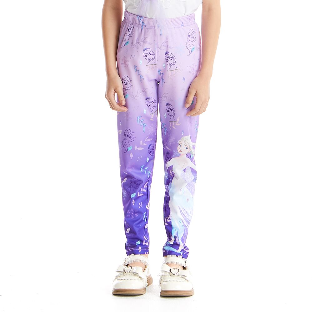 เลคกิ้ง FROZEN ม่วง 7 ปี