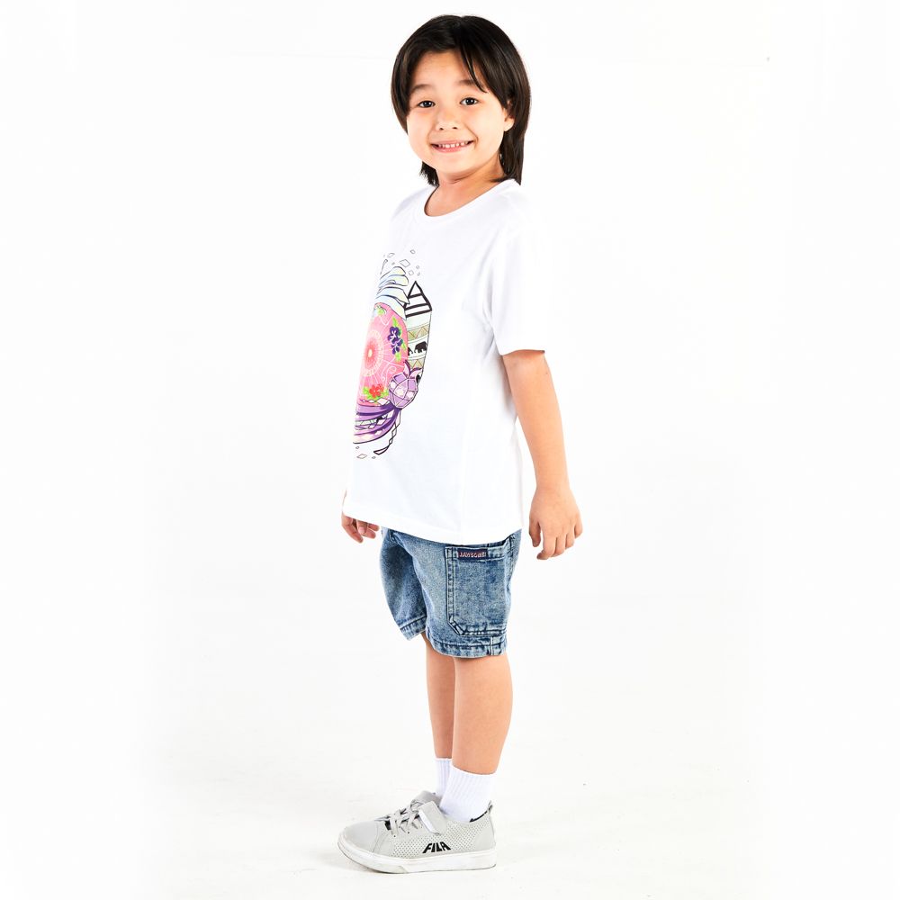 T-SHIRT YOUNG DESIGN WHITE 9 YEAR