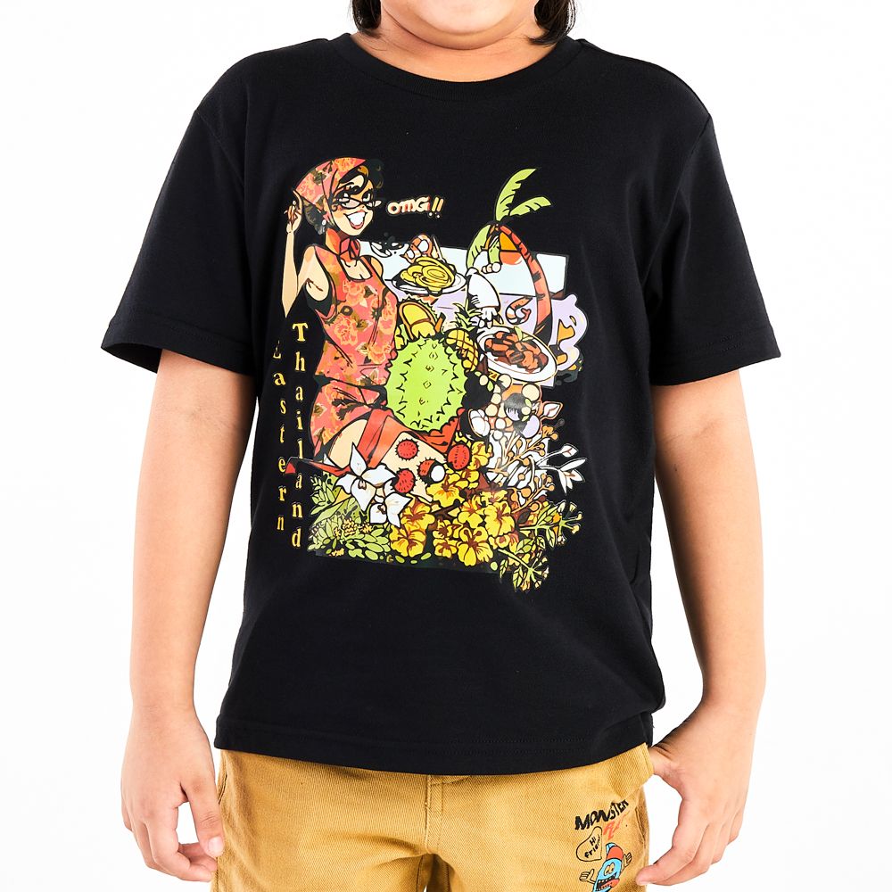 T-SHIRT YOUNG DESIGN BLACK 9 YEAR