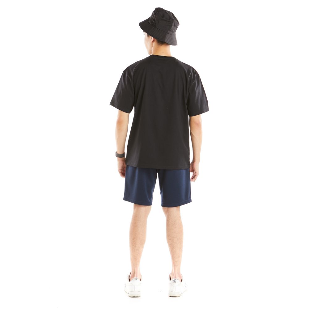 เสื้อยืดพิมพ์สีดำ S