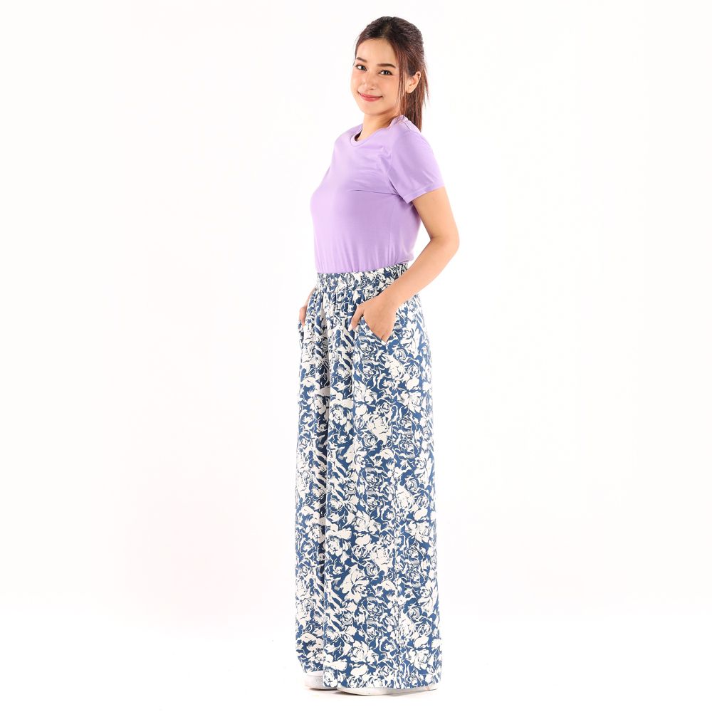 ME STYLE PRINTED PANTS MIX COLOR M