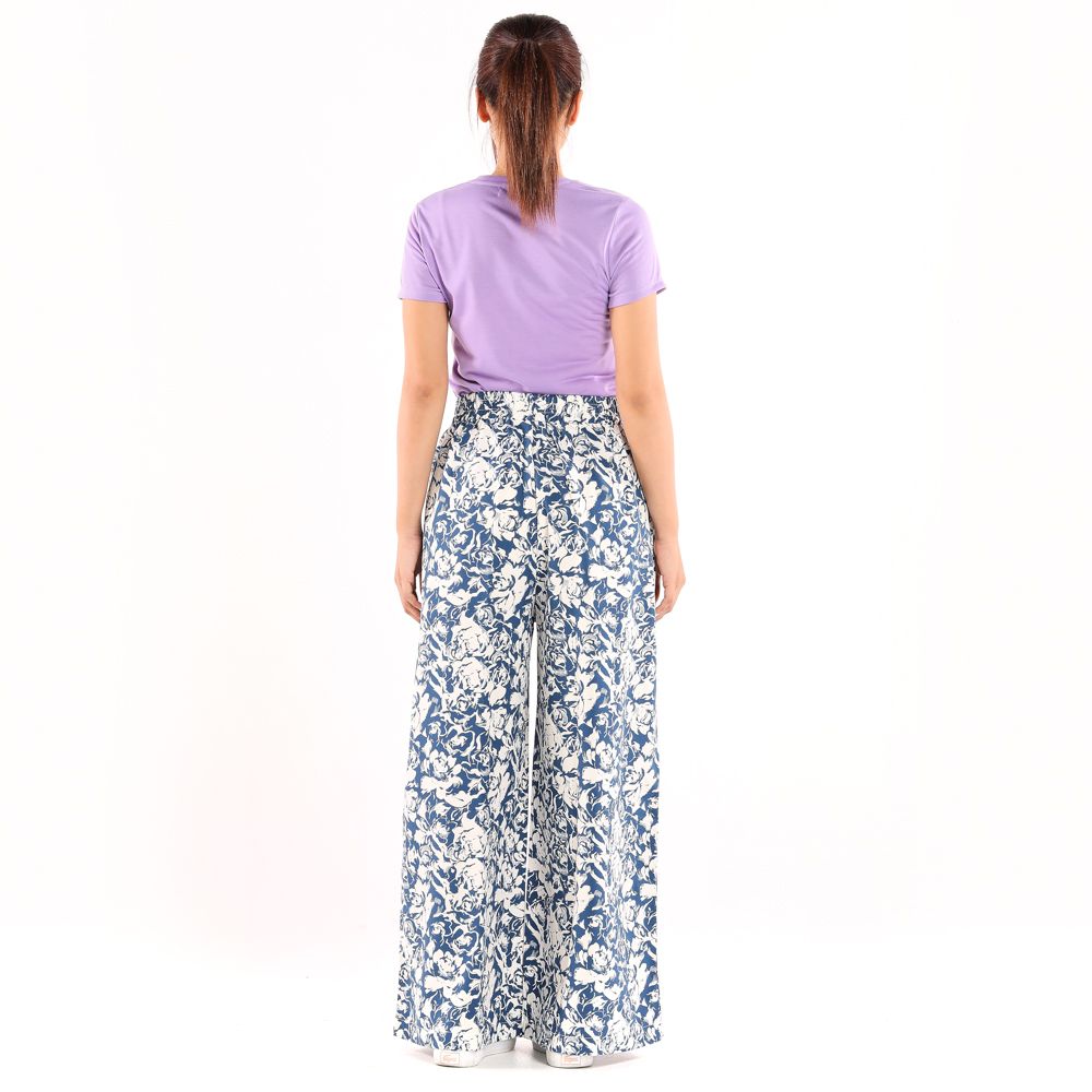 ME STYLE PRINTED PANTS MIX COLOR L