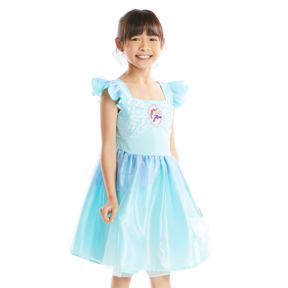 WOVEN DRESS ARIEL BLUE 9 YEAR