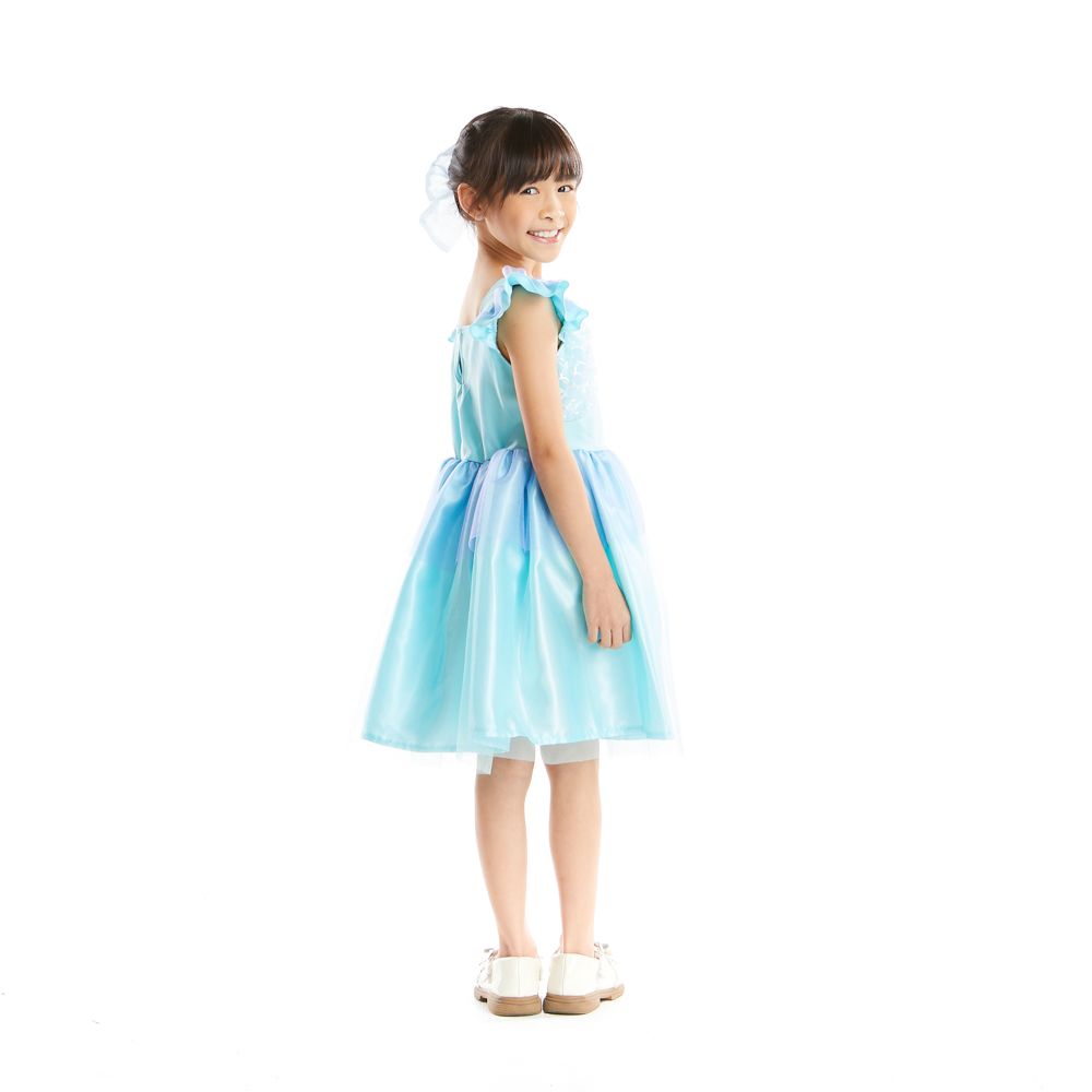 WOVEN DRESS ARIEL BLUE 9 YEAR