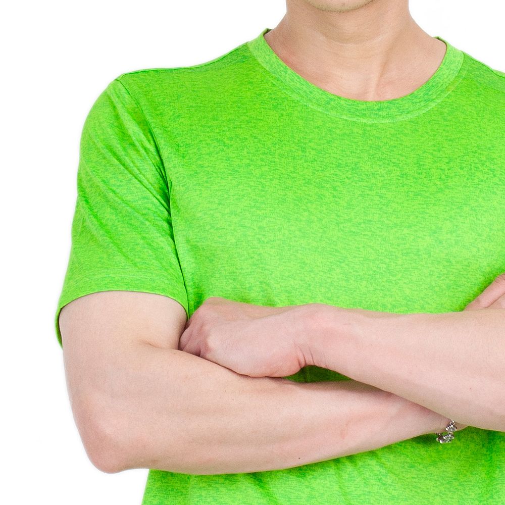 ME STYLE เสื้อกีฬาแขนสั้น สีเขียว M