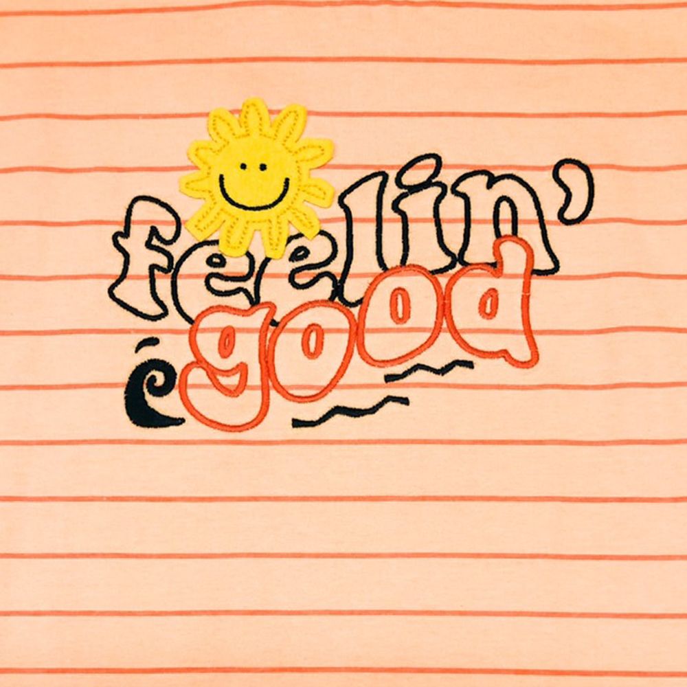 MESTYLE เสื้อลายริ้ว MOMENT สีส้ม ไซส์ 1