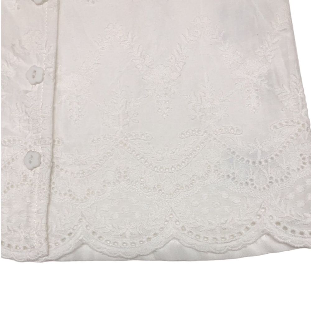 ME STYLE เสื้อแต่งปัก SUNRISE สีขาวครีม ไซส์ 4