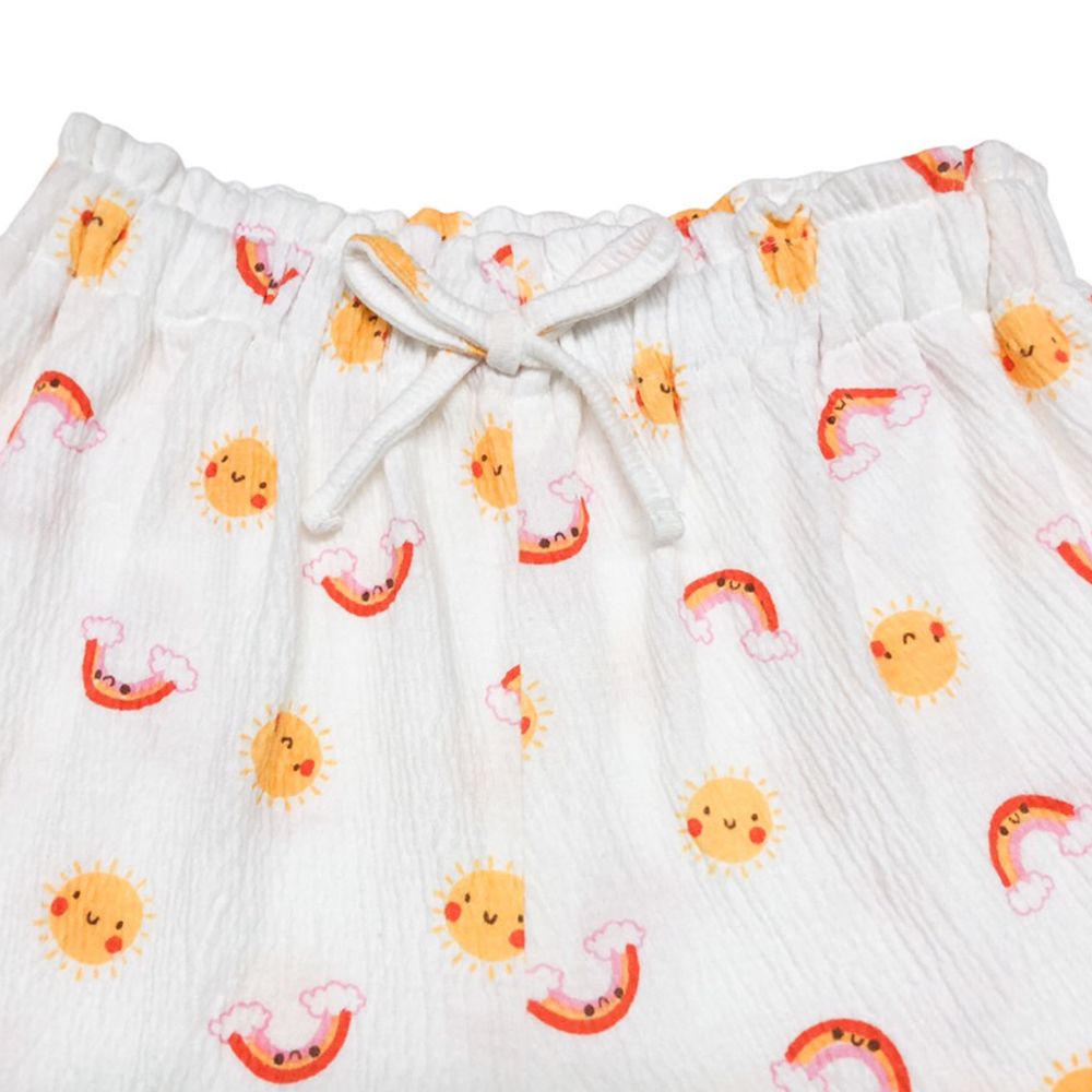 MESTYLE กางเกงพิมพ์ลาย SUNRISE สีครีม ไซส์ 1