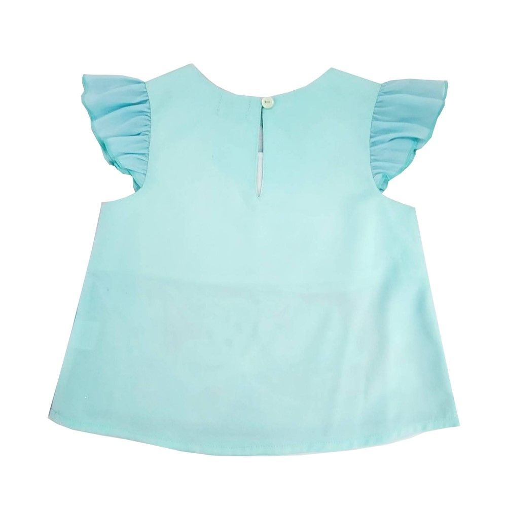 DISNEY MESTYLE WOVEN TOP ARIEL LIGHT GREEN 1 YEARS