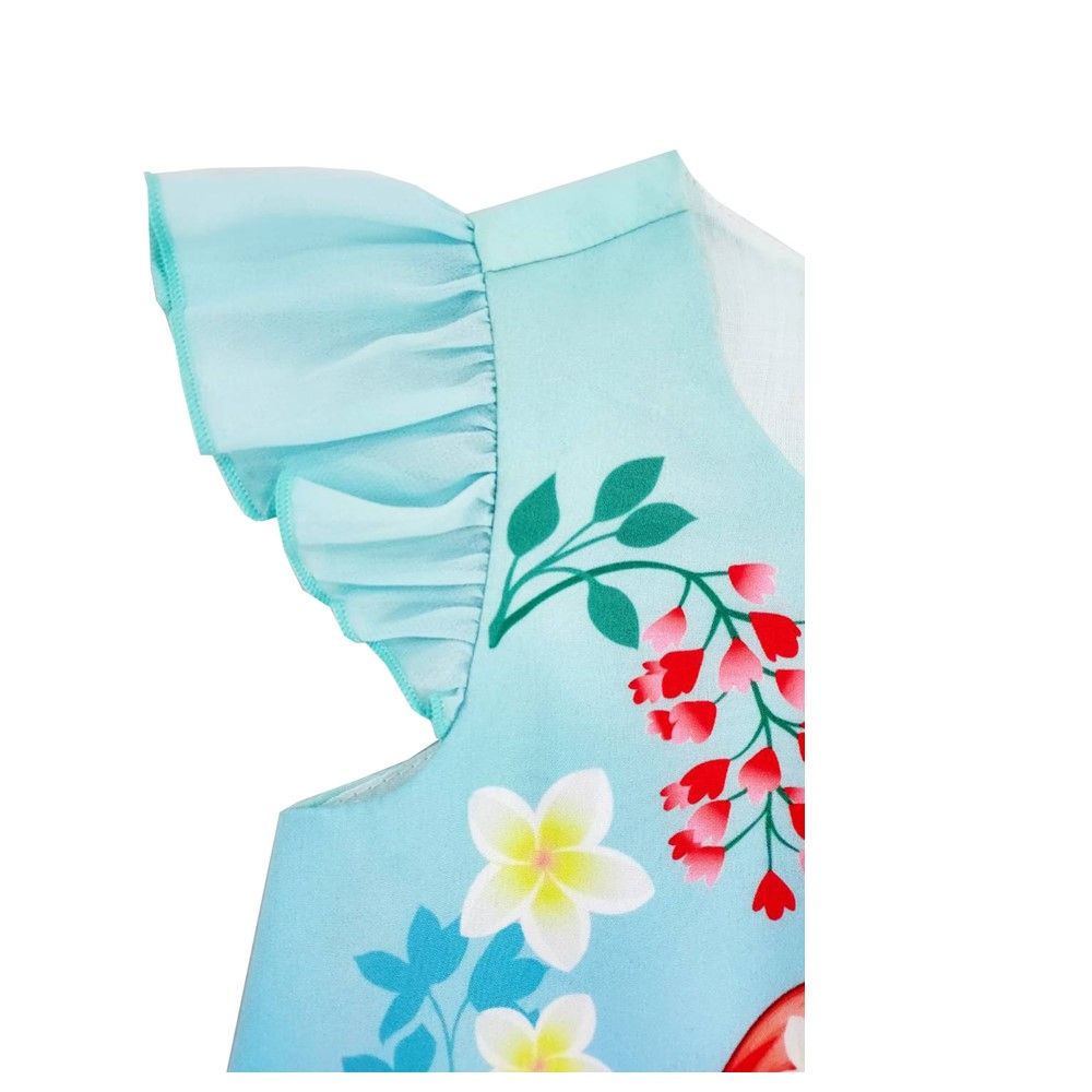 MESTYLE DISNEY เสื้อแขนระบาย ARIEL สีเขียวอ่อน ไซซ์ 2 ปี