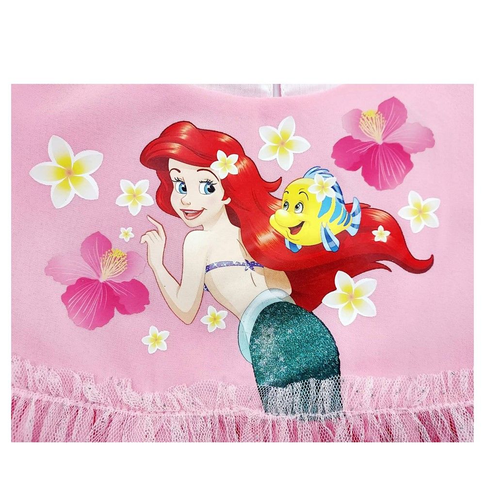 MESTYLE DISNEY WOVEN TOP ARIEL PINK SIZE 2 YEARS
