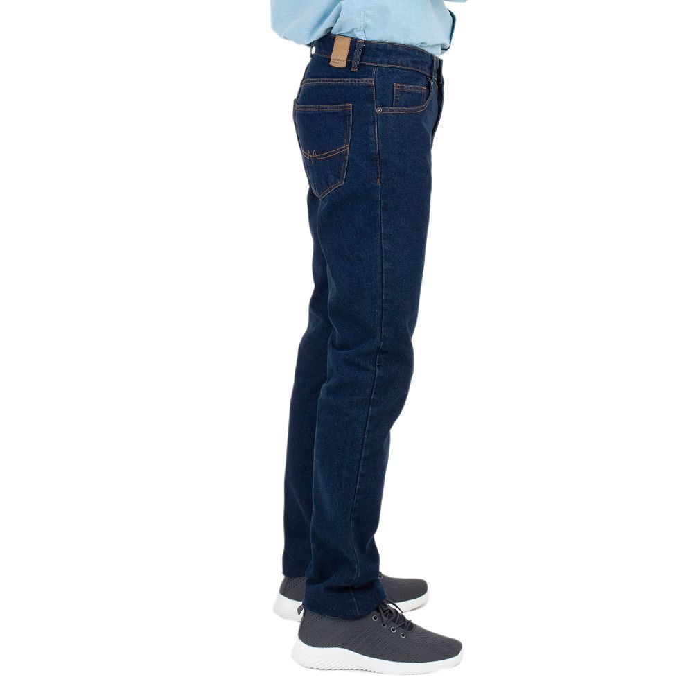 MESTYLE กางเกงยีนส์ขายาวสีเข้ม STRAIGHT ไซส์ 34