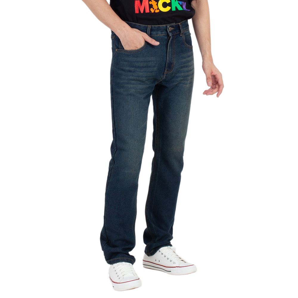 ME STYLE กางเกงยีนส์ขายาวสีอ่อน SLIM ไซส์ 38