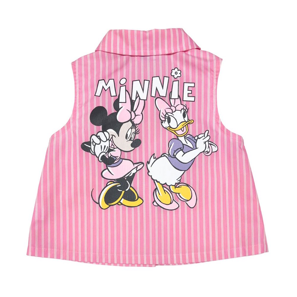 MESTYLE DISNEY เสื้อเชิ้ตแขนกุด MINNIE สีชมพู ไซส์ 2