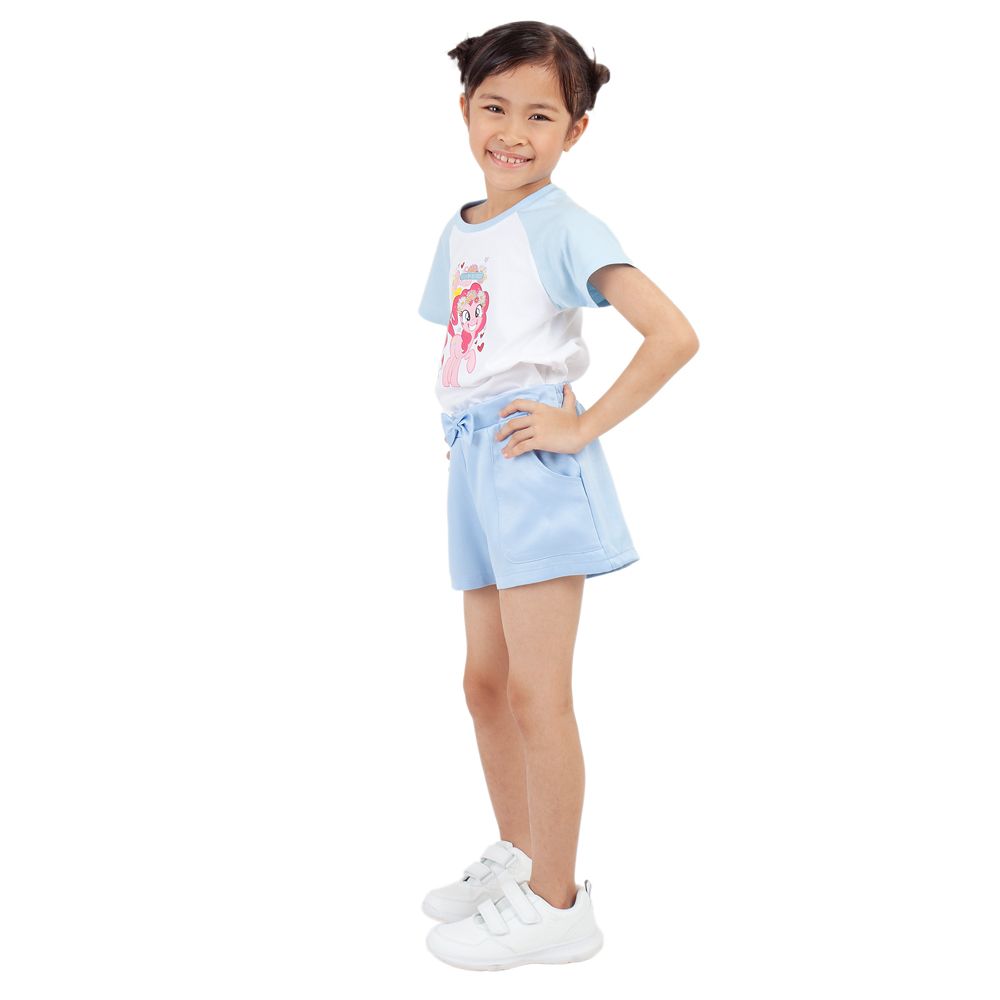 CHARACTER กางเกงขาสั้นผ้ายืด PONY สีฟ้า ไซส์ 9
