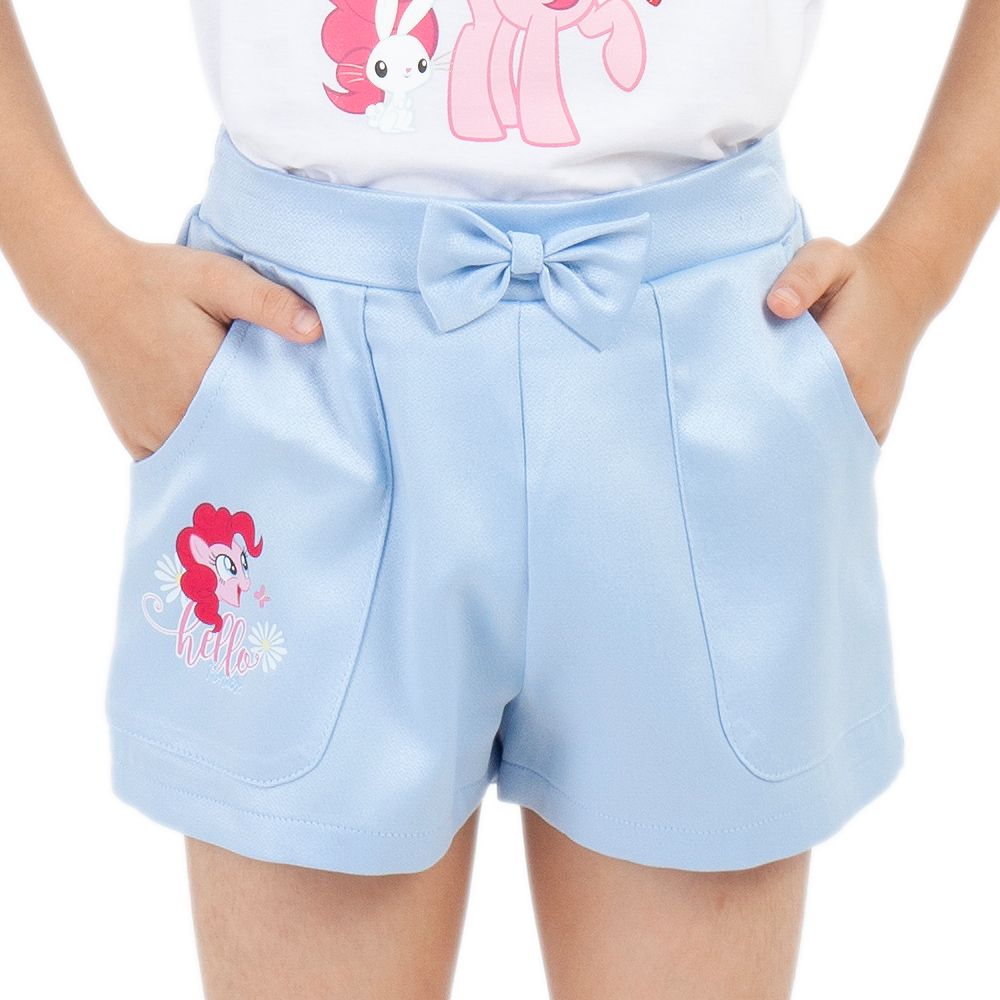 CHARACTER กางเกงขาสั้นผ้ายืด PONY สีฟ้า ไซส์ 9