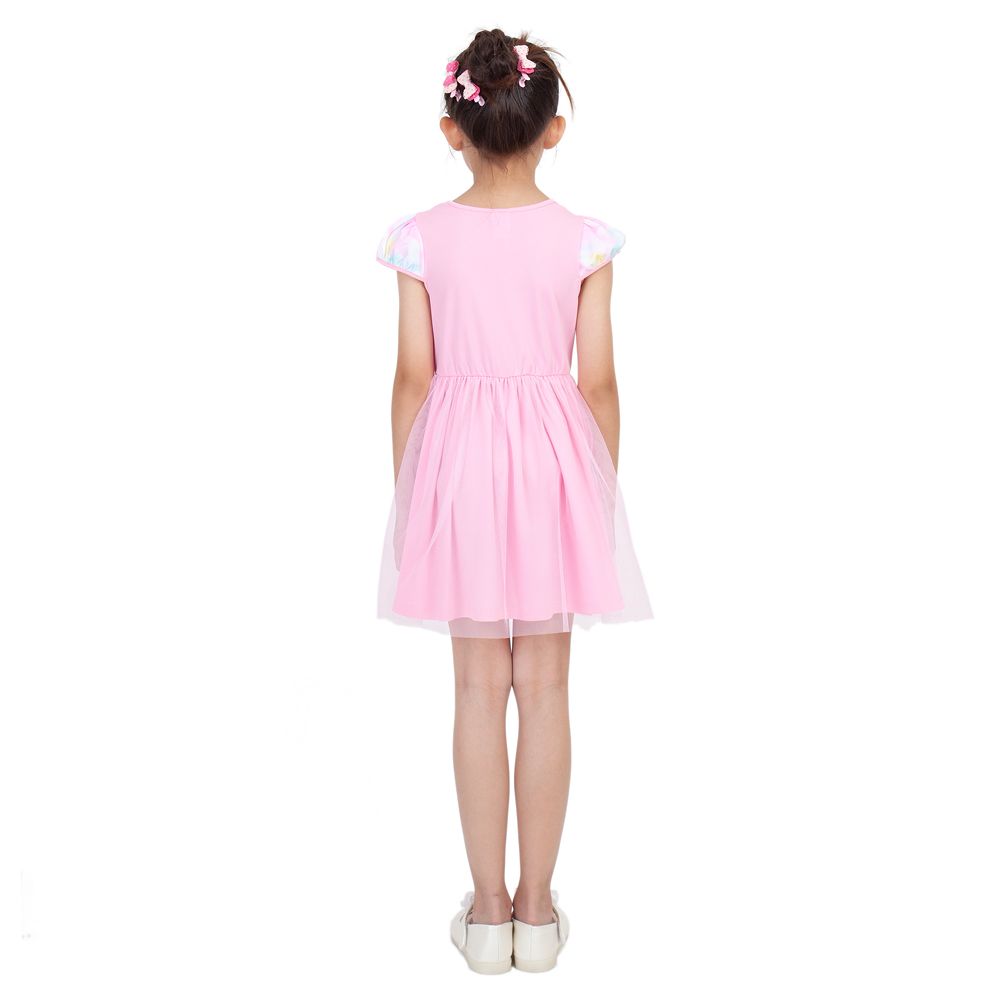 DISNEY ชุดกระโปรงผ้ายืด BELLE ALLOVER PRINT 9 ปี