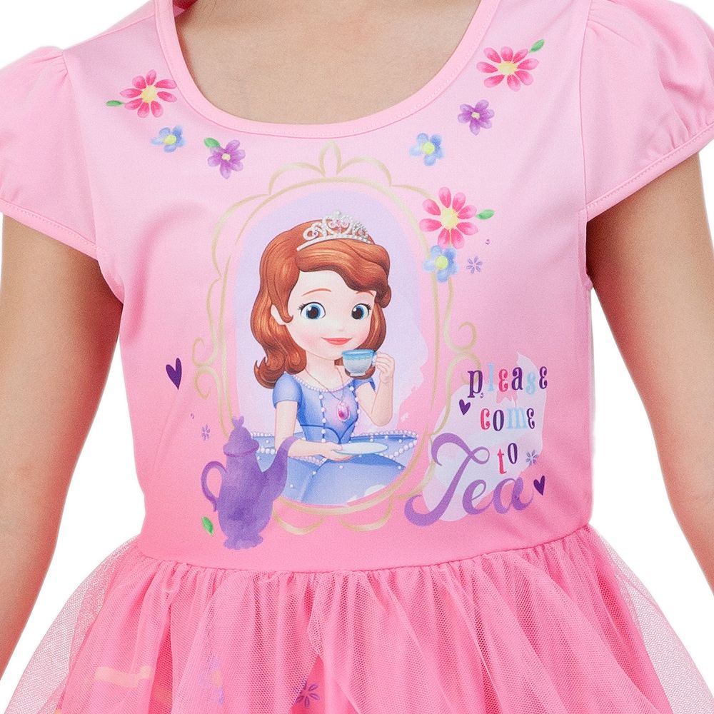 DISNEY KNIT DRESS SOFIA PINK SIZE 9