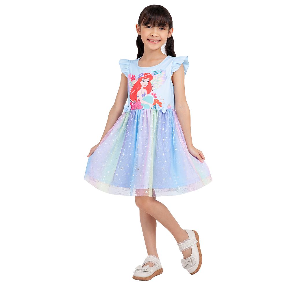 DISNEY KNIT DRESS ARIEL BLUE SIZE 7 | Lotus's Shop Online