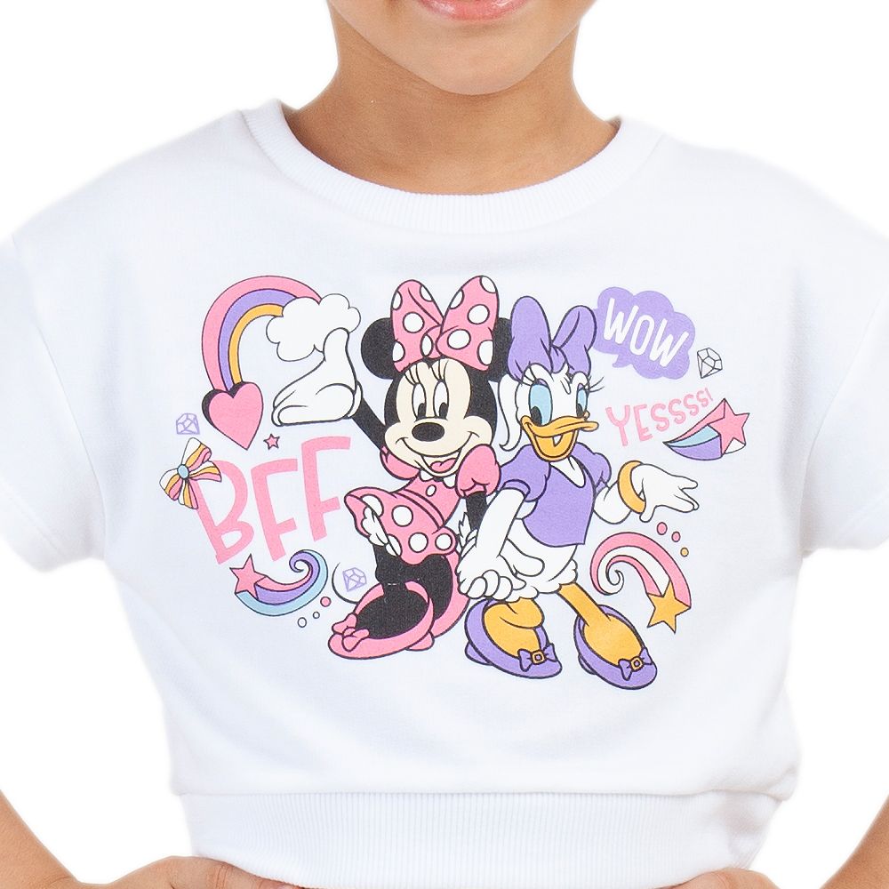 DISNEY เสื้อยืด MINNIE สีขาวครีม ไซส์ 9