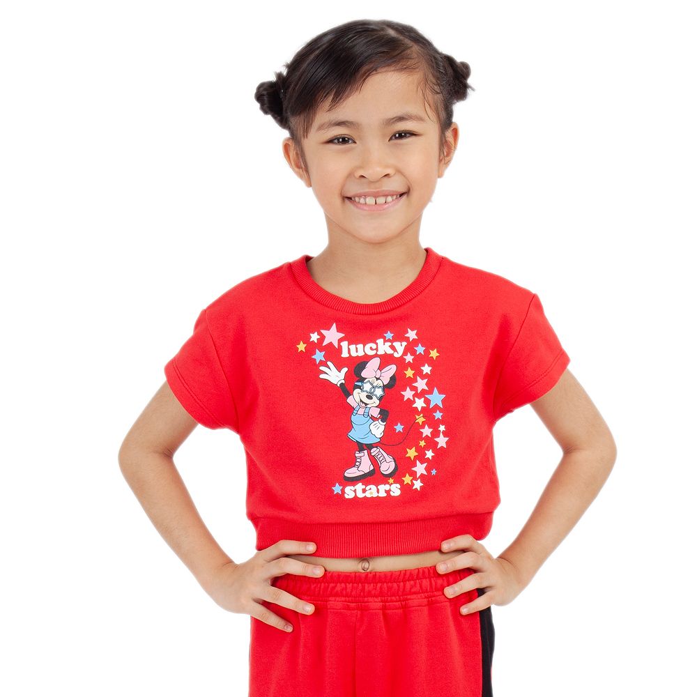 DISNEY เสื้อยืด MINNIE สีแดง ไซส์ 5