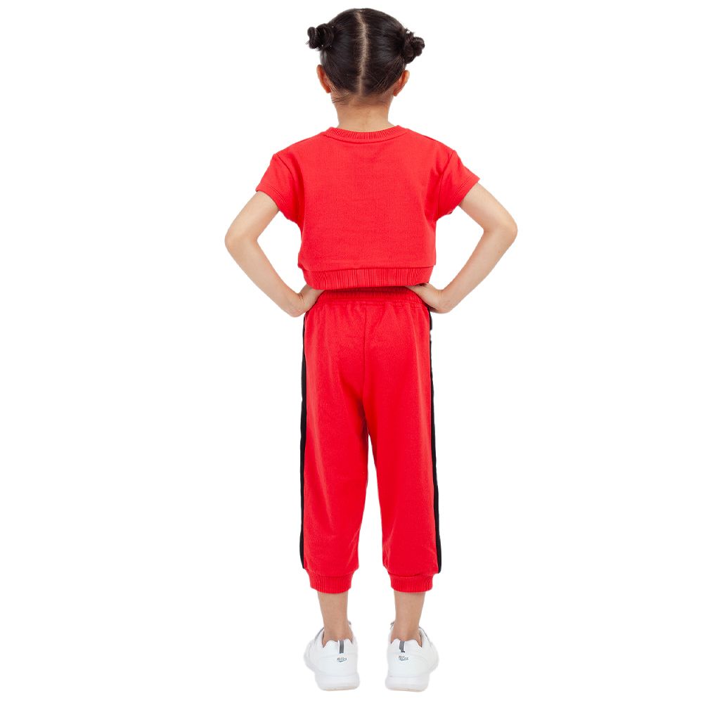 DISNEY เสื้อยืด MINNIE สีแดง ไซส์ 7