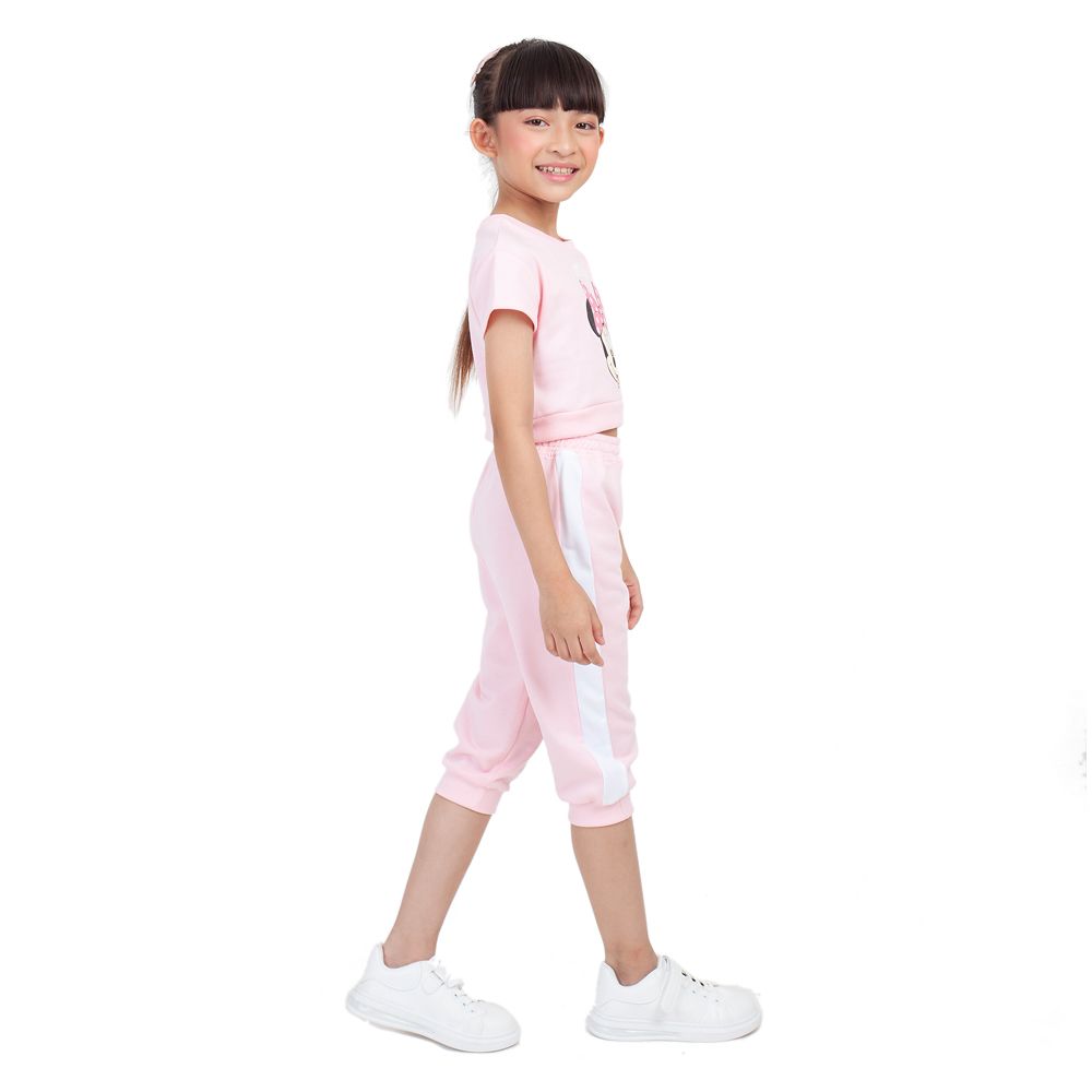 DISNEY กางเกงขายาวผ้ายืด MINNIE ชมพู 9 ปี