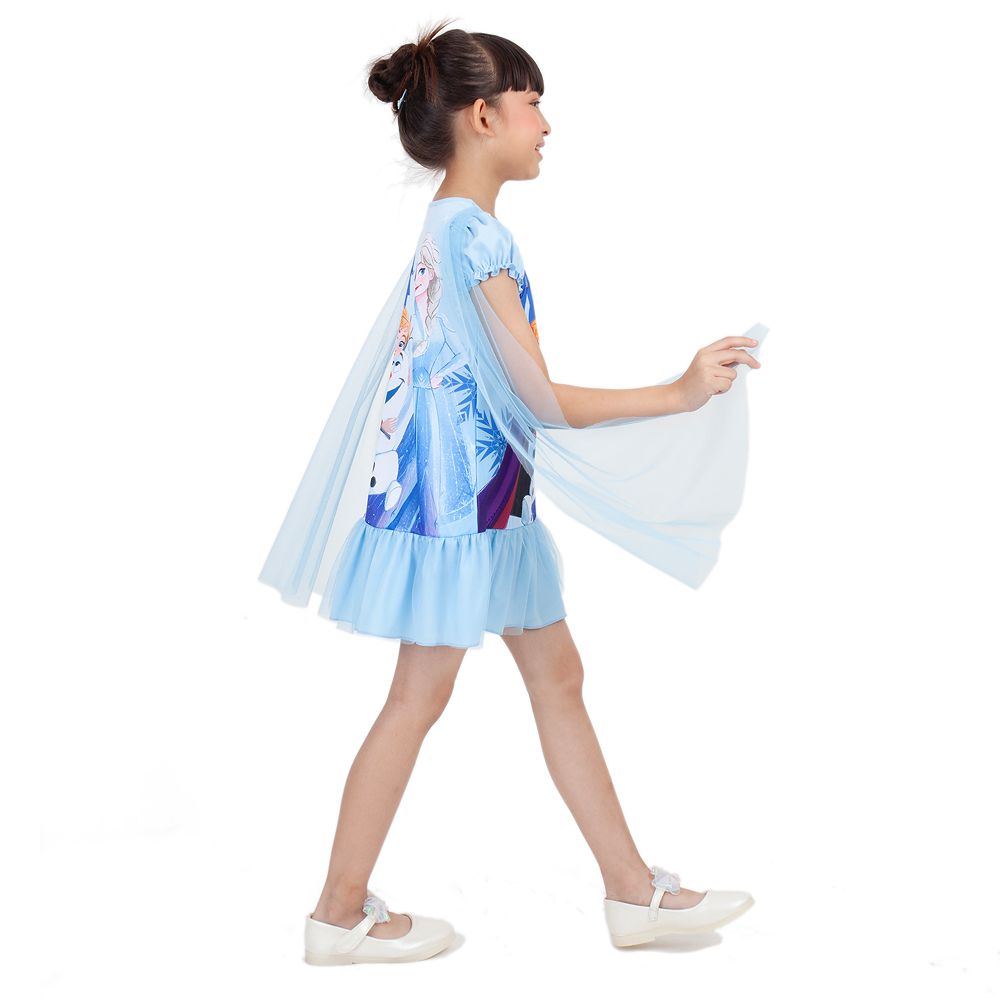 DISNEY KNIT DRESS FROZEN BLUE 5 YEARS