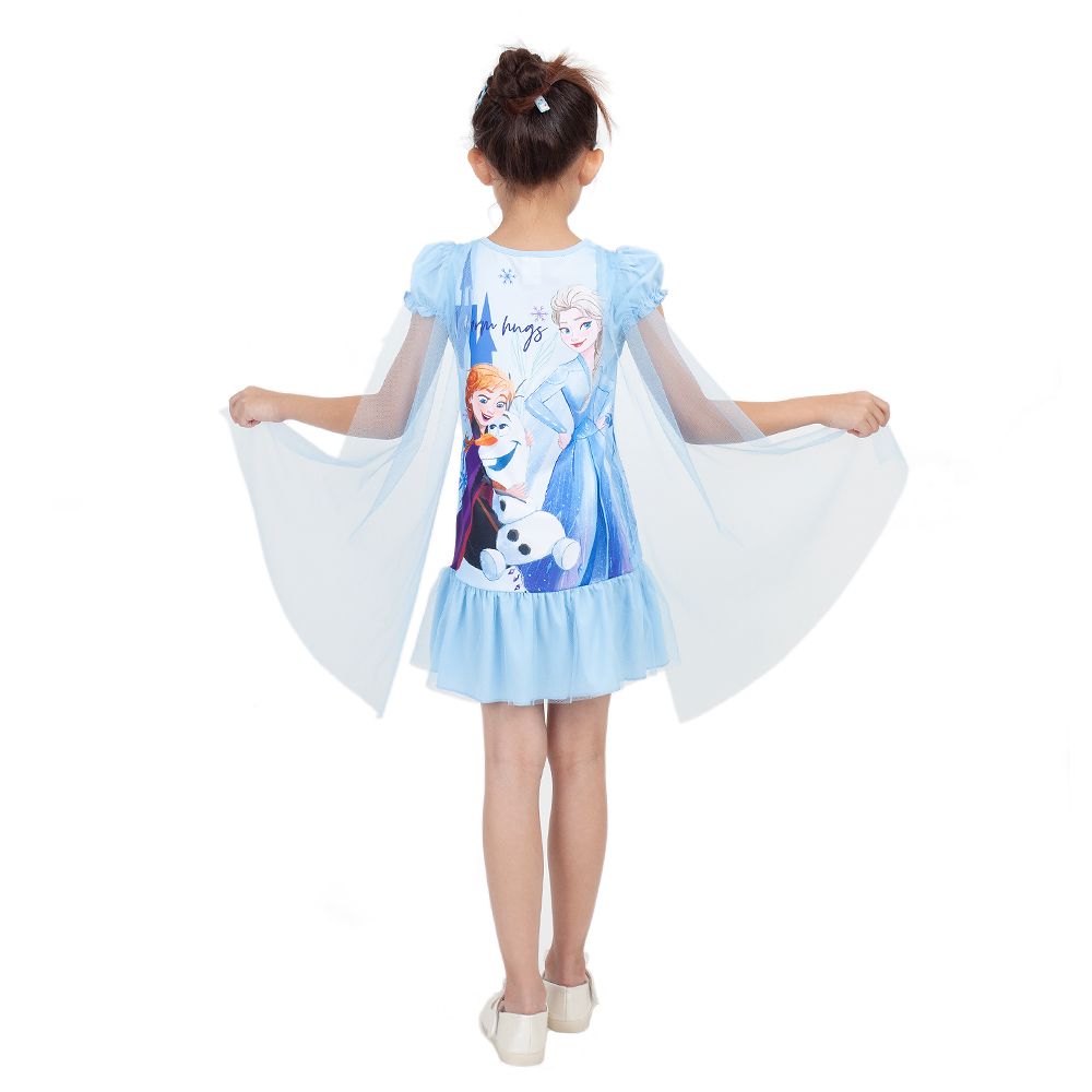 DISNEY KNIT DRESS FROZEN BLUE 5 YEARS