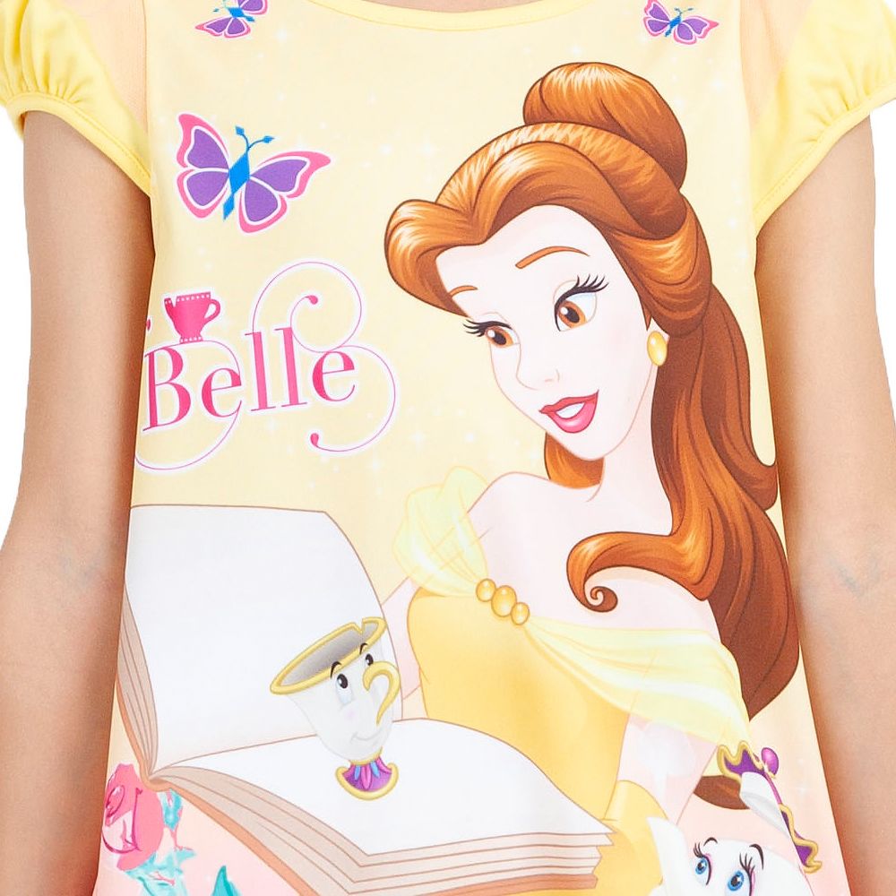 DISNEY KNIT DRESS BELLE YELLOW SIZE 9
