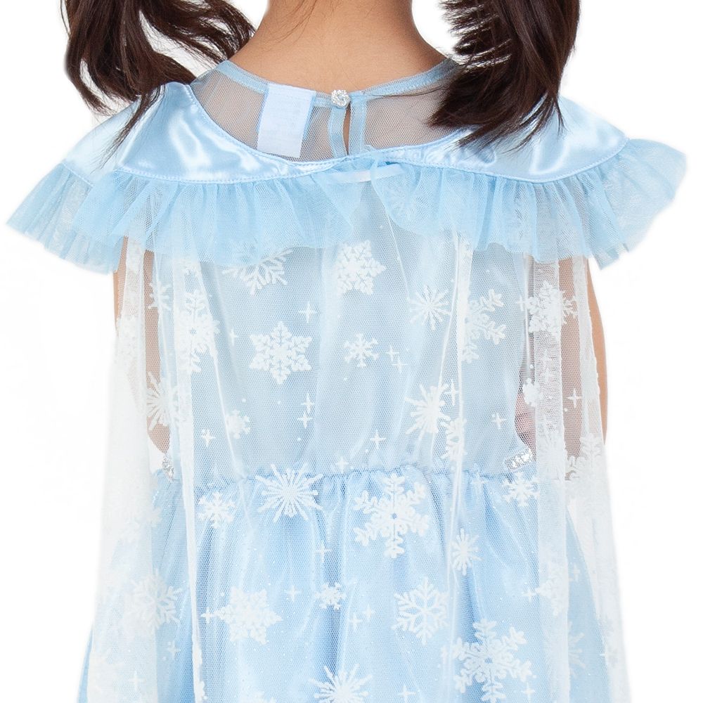 DISNEY ชุดกระโปรงผ้าทอ FROZEN สีฟ้า 9 ปี