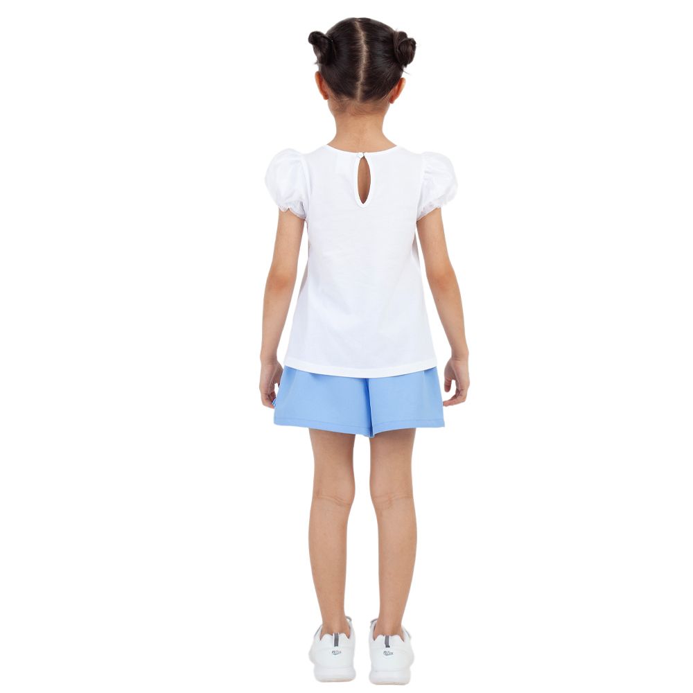 DISNEY เสื้อยืด FROZEN สีขาวครีม ไซส์ 7