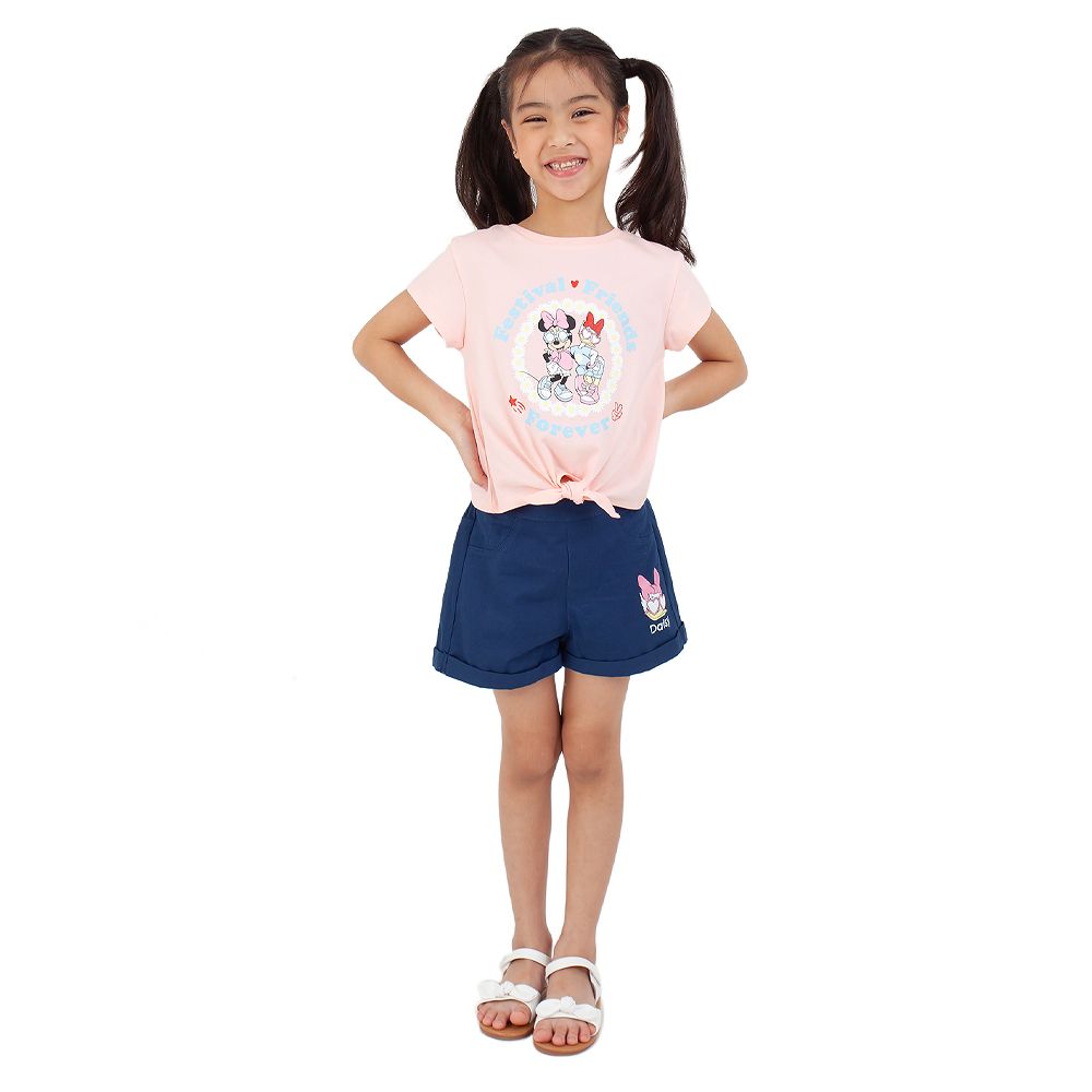 DISNEY S/S T-SHIRT MINNIE PEACH 5 YEARS