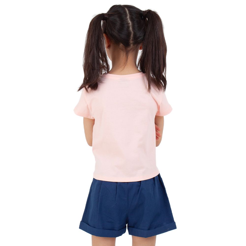 DISNEY S/S T-SHIRT MINNIE PEACH 5 YEARS