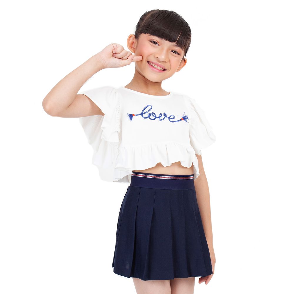 MESTYLE KNIT SKIRT MARINE NAVY BLUE SIZE 9 YEARS