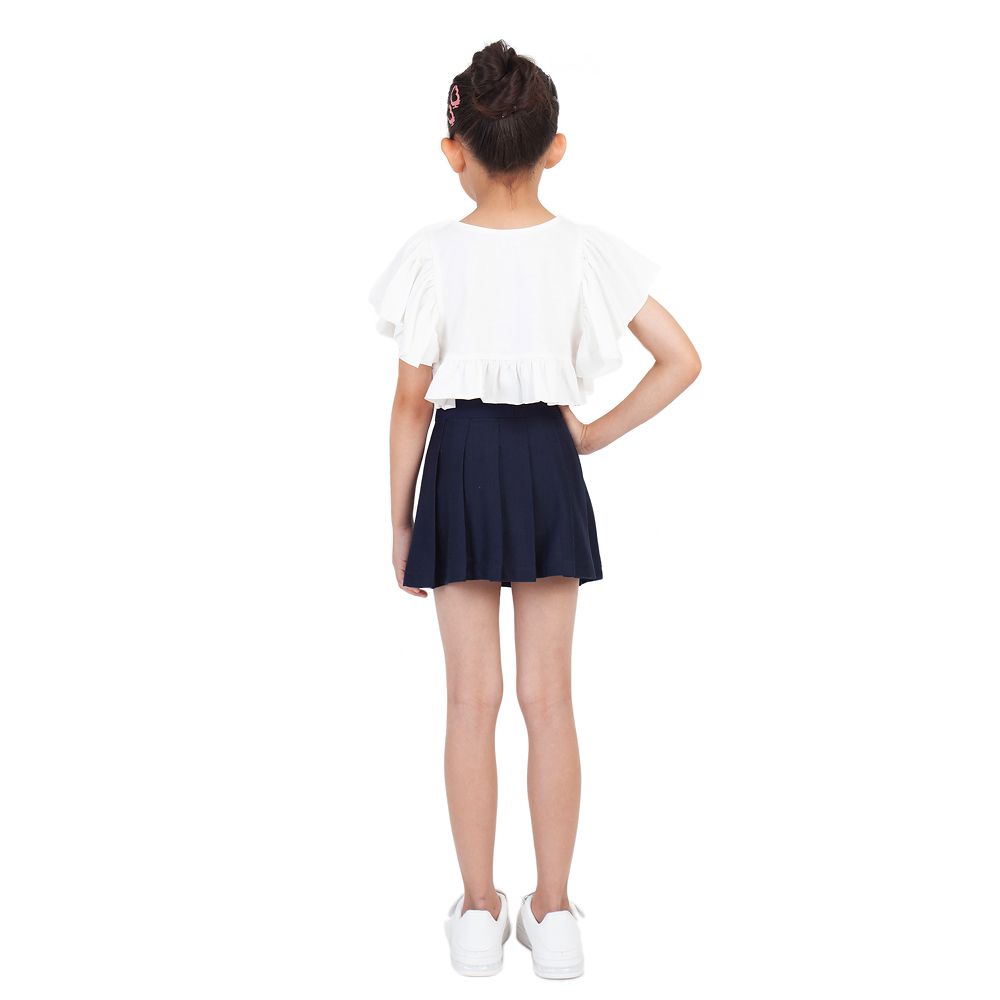 MESTYLE KNIT SKIRT MARINE NAVY BLUE SIZE 9 YEARS