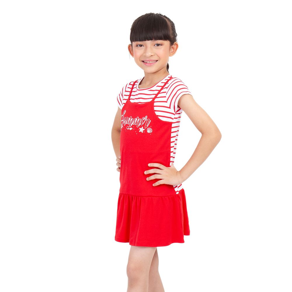 MESTYLE KNIT DRESS RED SIZE 9 YEARS