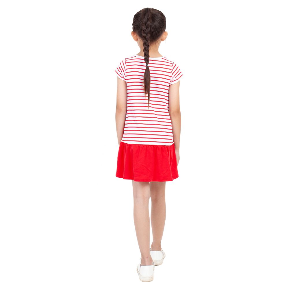 MESTYLE KNIT DRESS RED SIZE 9 YEARS