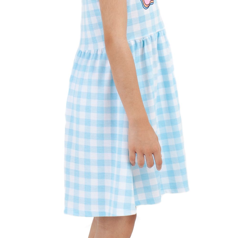 ME STYLE ชุดกระโปรงผ้ายืด สีฟ้า ไซส์ 7