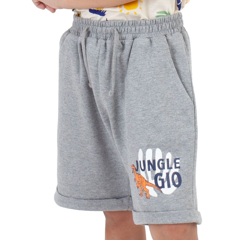 MESTYLE KNIT SHORTS JUNGLE GREY SIZE 7
