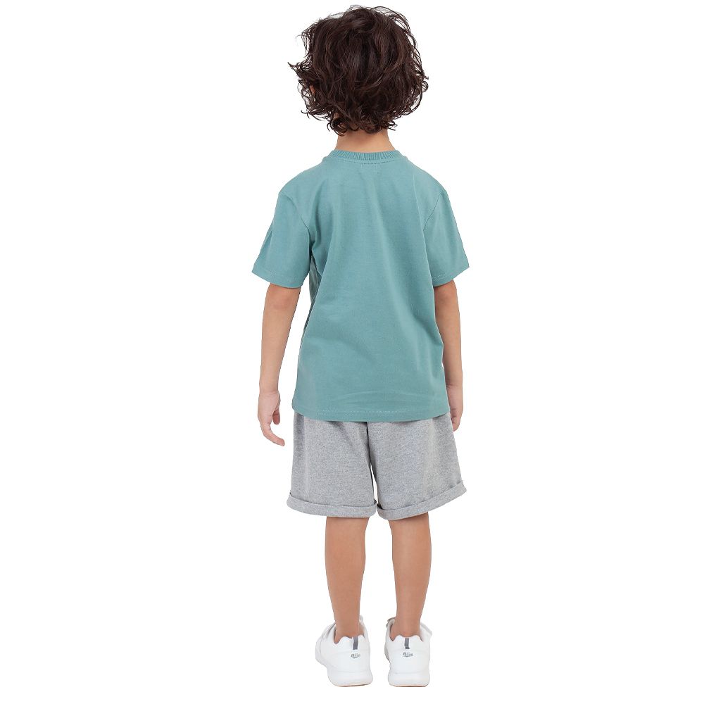 ME STYLE เสื้อแขนสั้นJUNGLE เขียว ไซส์ 7