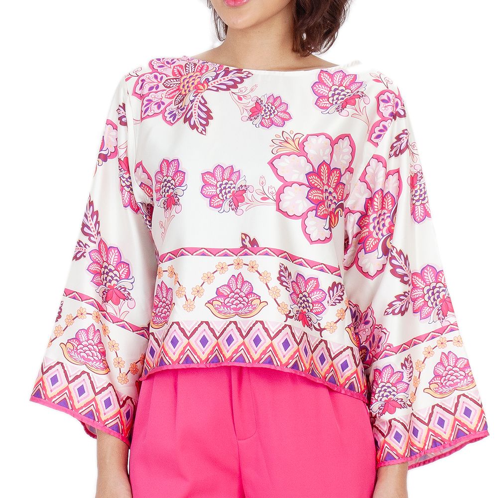 ME STYLE เสื้อพิมพ์ลาย สีชมพู M