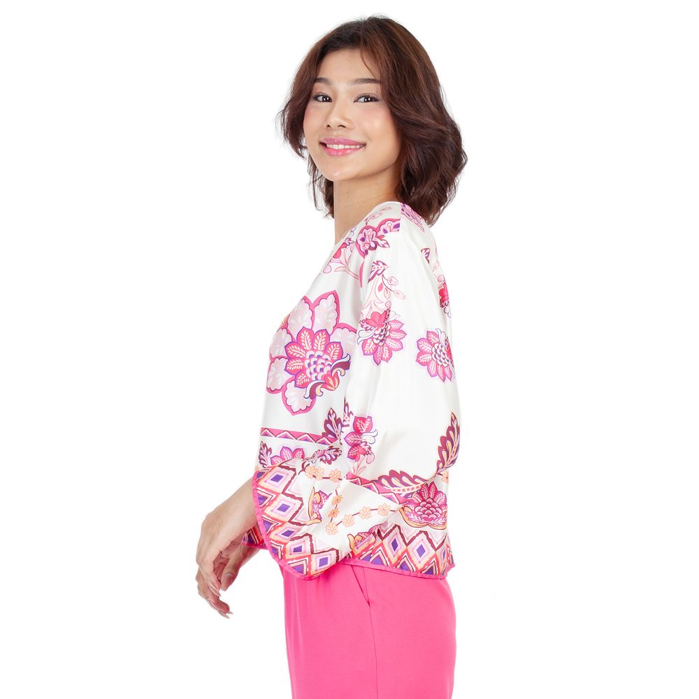 ME STYLE เสื้อพิมพ์ลาย สีชมพู M